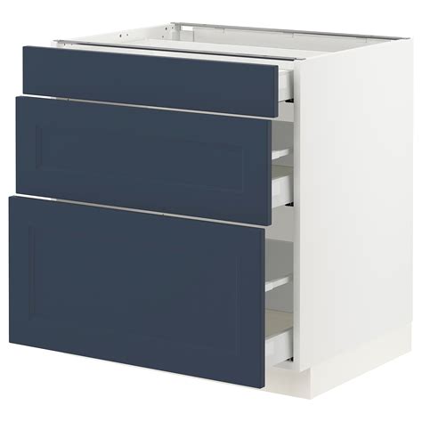 SEKTION / MAXIMERA Base cabinet with 3 drawers, 